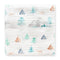 SwaddleDesigns Cotton Muslin Swaddle Blanket, Receiving Blanket for Baby Boys & Girls, Best Registry Gift, 46x46 inches, Watercolor Denim Mountain...