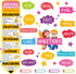67Pcs Writing Process Bulletin Board Set Classroom Writing Paper Cutouts Pencils Writing Bulletin Board Cutouts Writing Process Poster for Wall Do...