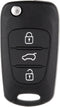 SCITOO Key Fob Shells Case 2010 2011 for Kia for Soul 2.0L 0 (1 PCS) 3 buttons...