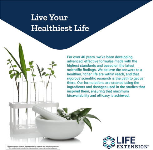 Life Extension Optimized Broccoli & Cruciferous Blend – Broccoli Seed, Rosemary, Cabbage Extract Green Vegetable Food Supplement - Gluten-Free, No...