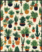 Posterizer 1 pcs-plants pots cactus cute art for plant lovers 1-Floral & Botanical Art-GIft for Men Women Teens-Decor for Home & Office- unframed ...