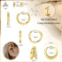 BESTEEL 4 Pairs Gold Silver Hoop Earrings Set for Women Small 14K Gold Filled Dainty Cartilage Huggie Earring Set for Multiple Piercing Hypoallerg...