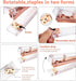 Rose Gold Acrylic Stapler, Desktop Stapler, 25 Sheet Capacity, Includes 1000 Staples and Staple Remover...
