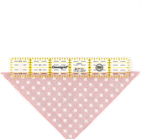 Omnigrid 1 x 6, Clear Quilting and Sewing R1 1 6-Inch Ruler, 1" x 6", Yellow...