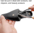 Scissors Safety Sheath Bag, Cuticle Scissors Cover Protector, PU Leather Sewing Scissor Sheath, Portable Storage Holder Holster Organizer for Hair...