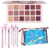 UCANBE Makeup Kit for Women & Teens,18 Colors Nude Eyeshadow +7pcs Soft Makeup Brushes + Pink Cosmetic Bag Makeup Sets, Shimmer Matte Glitter Make...