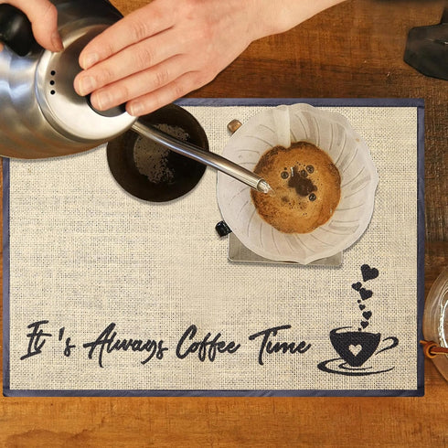 Coffee Bar Mat Coffee Station Mat Coffee Matt for Coffee Bar, Coffee Machine Mat Coffee Matt for Counter, Coffee Bar Espresso Accessories for Coff...