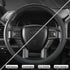 West Llama Car Steering Wheel Cover for Ford F-150, F-250, F-350, Expedition (Black-Large Size)...