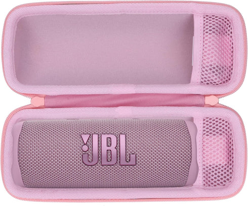 Hard Case Compatible with JBL Flip 6 Flip 5 Flip 4 Waterproof Portable Bluetooth Wireless Speaker (Pink Case)...