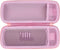 Hard Case Compatible with JBL Flip 6 Flip 5 Flip 4 Waterproof Portable Bluetooth Wireless Speaker (Pink Case)...