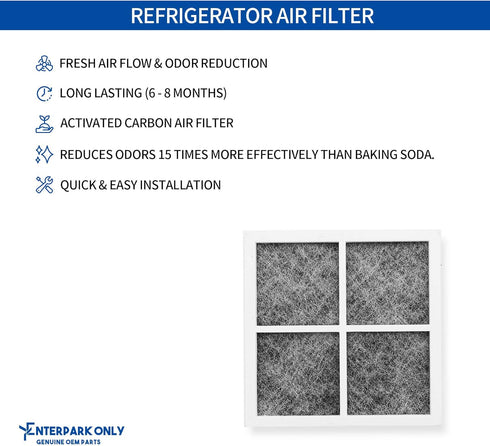 469918 Premium Quality Cost Effective Version for Replacement of Fresh Refrigerators Air Filter, 1 Filter (Box), Compatible with LT120F ADQ73214404