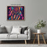 Posterizer 1 pcs- psychedelic funky hippie colorful dreamcatcher 1-Fantasy & Fiction Art-Retro Art- Living Room Bedroom Decor- unframed wall art...