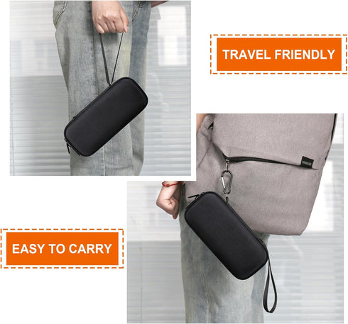 Hard Carrying Case for Sonos Roam 2/ Sonos Roam Portable Waterproof Bluetooth Speaker, Wireless Portable Speaker Protection Case with Mesh Pocket ...