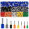 800 Pcs Wire Ferrule Connectors Kit, AWG 22-10 Wire Ferrules Terminals Connectors Kit, Copper Nylon Insulated Cord Pin Ends Crimp Ferrules Connect...