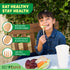 120 PCs Wooden Cutlery set | 6.5" Splinter Free Compostable Utensils, Biodegradable, Eco-Friendly | 100% All - Natural Bamboo Utensils for Outdoor...