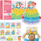 YOTOY Fabric Art Frenzy Toys for Girls Age 3 4 5 6 7 8 Years Old, Poke Art Kits, Fabric Art for Kids, Creative Puzzle Puncture Painting Toy Gift f...