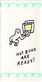 Blue Q Dish Towel, Hot Buns are Ready (Featuring Cartoon tushy, Bum, Fanny). 100% Cotton, Funny and Functional, Screen-Printed in Rich Vibrant Col...