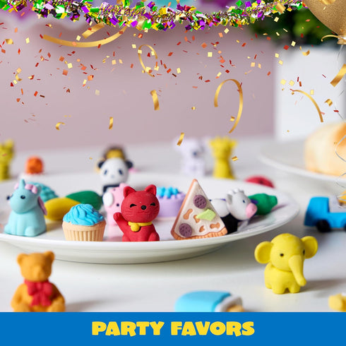 JOYIN 36 Pcs Animal 3D Erasers, Fun and Cute Mini Pencil Erasers for Kids, Puzzle Take Apart Eraser, Classroom Rewards, Party Favors, Desk Pets, T...
