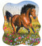 Playhouse Handsome Horse 24-piece Die-Cut Shaped Mini Puzzle for Kids...