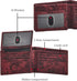 Cochoa Wallet for Men's RFID Blocking Real Leather Bifold Stylish 2 ID Window in Gift Box...
