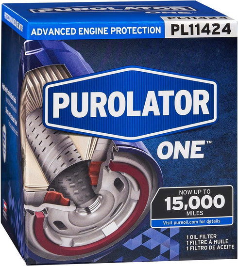 Purolator PL11424 PurolatorONE Advanced Engine Protection Spin-On Oil Filter...