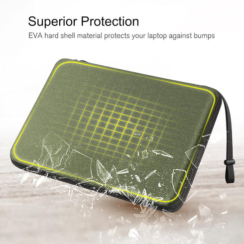 FINPAC Hard Laptop Sleeve Case for 15.3-inch MacBook Air M3 M2 2024, 16-inch MacBook Pro M3/M2/M1 Pro/Max A2991 A2780 A2485 A2141, 15 MacBook Air ...