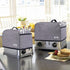 iFedio 4 Slice Toaster Cover with Pockets & Top Handle,Small Appliance Toaster Dust Cover, Machine Washable(Black)...