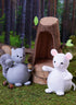 McCall's Plush Animals with Leaf and Tree Houses Sewing Pattern Packet by Carla Reiss, Design Code M8469, One Size Each, Multicolor...