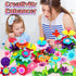 FUNZBO Flower Garden Building Toys for Girls - Toddler Toys for 3, 4, 5, 6, 7 Year Old Girls Gifts, Stacking Toys for Toddlers, Toddler Out Door T...