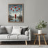 Posterizer 1 pcs-Lonely Alien Observing Floating Balloon Orbs-Abstract & Modern Art-Fantasy & Fiction Art-Gift for Art Lovers-Decor for Home & Off...