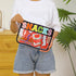 DYSHAYEN Chenille Letter Clear Zipper Pouch for Travel,Nylon Clear Cosmetic Bag,Makeup Travel Bag for Women Girls...