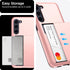 ???????? ?????? Samsung Galaxy S23 FE Case with Card Holder - Wireless Charging Compatible Samsung S23 FE Wallet Case with Hidden Card Slot for Wo...