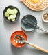 LYEOBOH Ceramic Spoon Rest for Stove Top, 5 Inch Kitchen Spoon Rest Cooking Spoon Holder Farmhouse Spatula Holder, Drip Tray for Multiple Utensils...