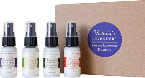 Victoria's Lavender Room Spray - All-Natural Home Atmosphere Spray, Pure Essential Oil Concentrated Room Spray Air Freshener & Bathroom Odor Elimi...