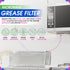Microwave Grease Filter Replacement 13" x 4.7" WB06X10288 Compatible with GE Microwave Filter Replacement - Aluminum Mesh Filters for Kitchen Stov...