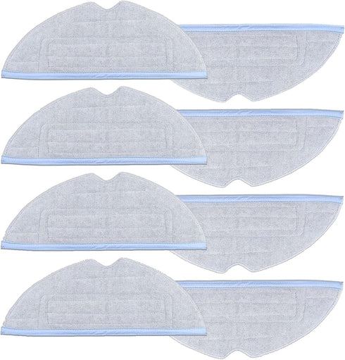 8Pcs Mop Cloth Pad for Xiaomi Roborock S7 S7 + S7 MaxV, S7 MaxV Plus, T7S T7 Plus T7S Plus Robot Vacuum Cleaners Microfiber Vacuum Mop Replacement...