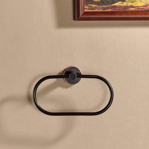 Bronze Towel Ring, Bathroom Towel Holder, Bath Oil Rubbed Hand Towel Rack Hanger Wall Mounted Farmhouse...