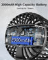 Clip on Fan, Rechargeable Portable Fan with 2000mAh Battery Operated, Small Fan with Powerful Clip Design, 3 Wind Speed, 360° Rotation, Ultra-Low ...