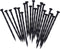 25 PCS Spiral Landscape Anchoring Spikes 8 Inch Plastic Edging Nails Nylon Landscape Anchoring Stake for Paver Edging, Garden Lawn Yard, Turf, Ten...