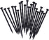 25 PCS Spiral Landscape Anchoring Spikes 8 Inch Plastic Edging Nails Nylon Landscape Anchoring Stake for Paver Edging, Garden Lawn Yard, Turf, Ten...