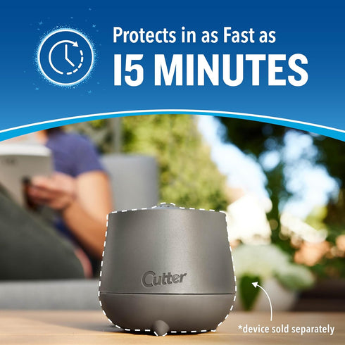 Cutter Mosquito Repellent 40-Hour Refill, Use With Cutter Eclipse Zone Mosquito Repellent Device...