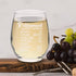 Veracco Retirement Weekly Schedule Do Whatever the Hell I Want to Do Stemless Wine Glass Funny Birthday Gift For Someone Who Loves Drinking Bachel...