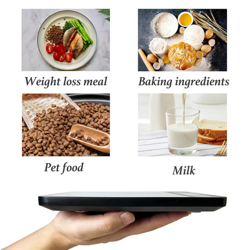 Food Scale,Digital Kitchen Scale,Weight in Grams and Ounces for Baking, Cooking, and Meal Prep,6 Units with Tare Function,LCD Display,11lb...