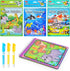 3 Pack Water Coloring Books for Toddlers, Reusable Paint with Water Books for Kids Ages 3-5, Water Painting Book Educational Learning Toddlers Tra...