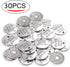 Aylifu 30 PCS of Alloy Inspirational Words Message Charm Pendants never never give up for Crafting Bracelet Necklace Jewelry Making Accessory...