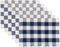 DII Buffalo Check Collection, Classic Farmhouse Placemat Set, 13x19, Navy & Cream, 6 Piece...