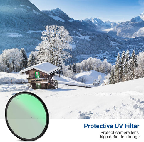 PROfezzion Multi-Coated 62mm UV Filter, MC UV Lens Protection Filter Camera Ultraviolet Protection Filter with HD Optical Glass/Ultra Slim Frame/W...