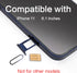 ASDAWN for iPhone 11 SIM Card Slot Replacement for iPhone 11 SIM Card Tray Holder Waterproof Rubber Ring and SIM pin(Single Sim Version 6.1 inches...