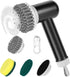 Electric Spin Scrubber, Cordless Shower Scrubber with 3 Replaceable Brushes, Waterproof Power Scrubber for Cleaning Bathroom, Kitchen, Floor, Rech...