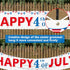 Probsin Large 4th of July Banner Decorations 120"x20" National Independence Day Yard Sign Patriotic Party Supplies American Balloons Hanging Decor...